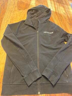 Lululemon x Peloton City Sweat Full Zip Hoodie Black Size S